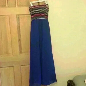 January 7 strapless dress